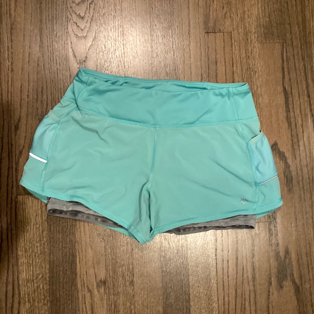 Athleta 2 layer shorts S